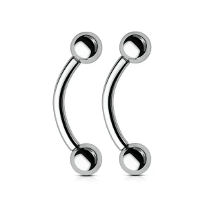 Piercing Banane Stérile Argent Court