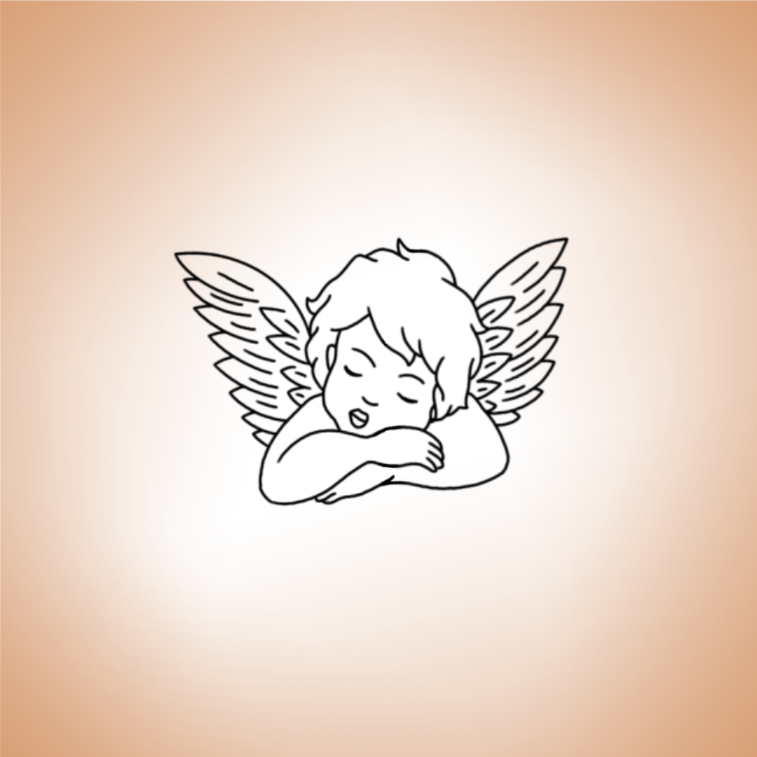 Tatouage Ange Endormi