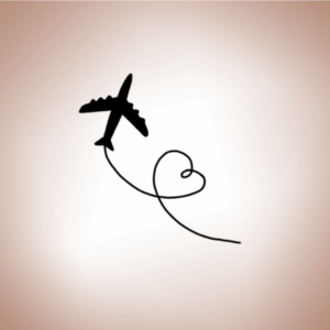 Tatouage Ephémère Avion