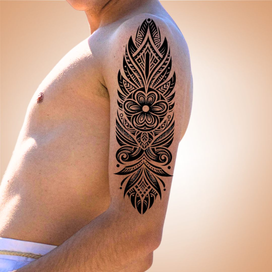 Manche Polynésienne florale - Voyage – Image 2