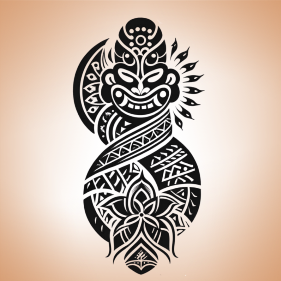 Manche Polynésienne Sablier - Voyage