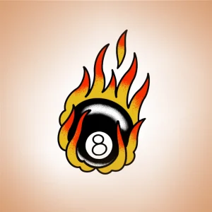 Boule de Billard 8 - Old School