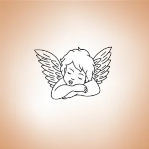 Tatouage Ange Endormi