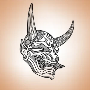 Masque Oni Démon Japonais - Voyage