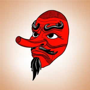 Masque Tengu Japonais - Voyage